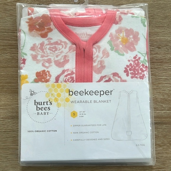 Burt's Bees Baby Other - Burt’s Bees baby beekeeper wearable blanket sleep sack 0-6 12-18 months